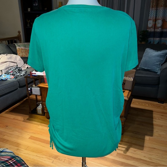 Simply Vera Vera Wang Sz XXL Side-Ruched Tee - Picture 4 of 7